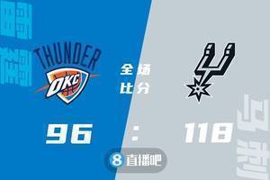 🏀穆雷三节23+10+14 麦克德莫特20分 马刺6人上双大胜雷霆
