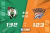 🏀塔图姆36+7+6 布朗25分 曼恩35+7 绿军送雷霆10连败